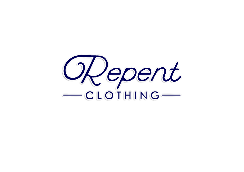 Logo design mockup 'Repent Clothing'