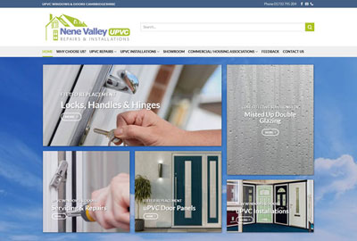 Business website design example