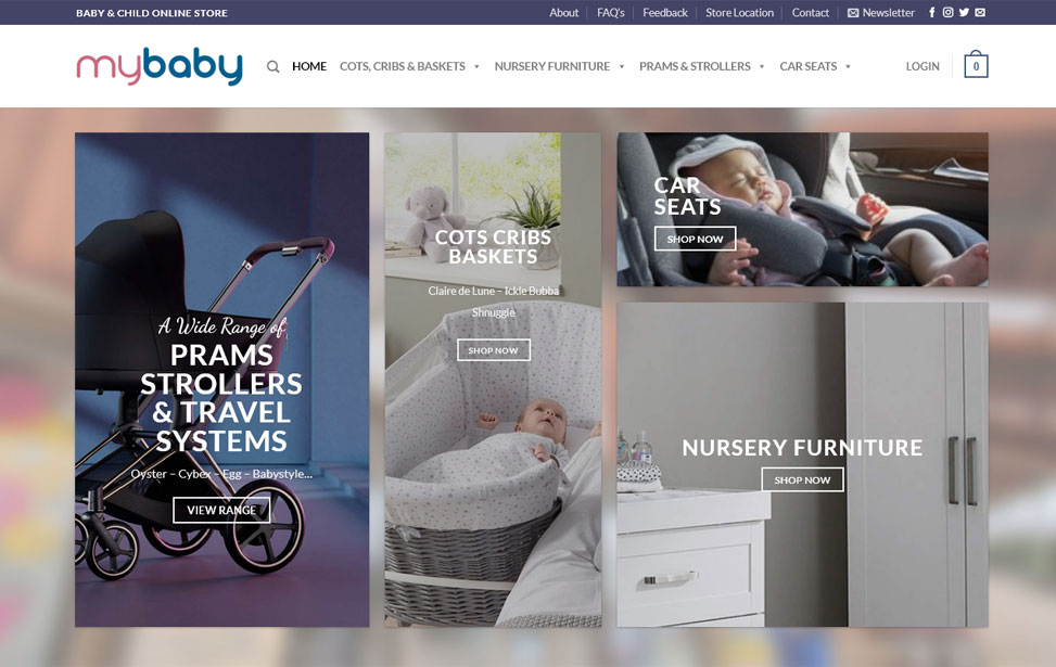 Baby & Child store website