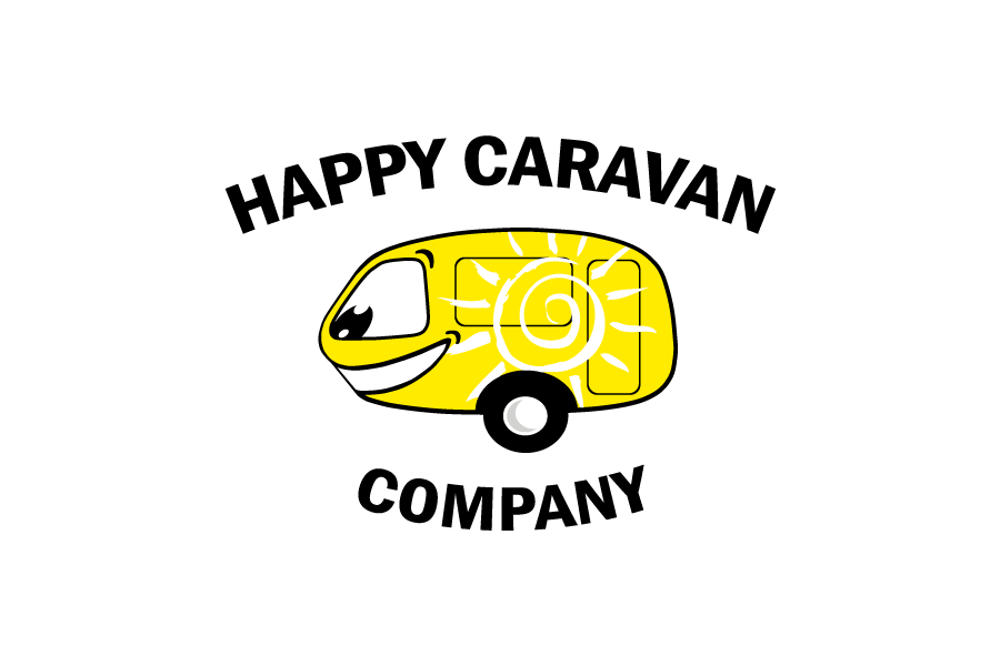 Happy Caravan logo creation